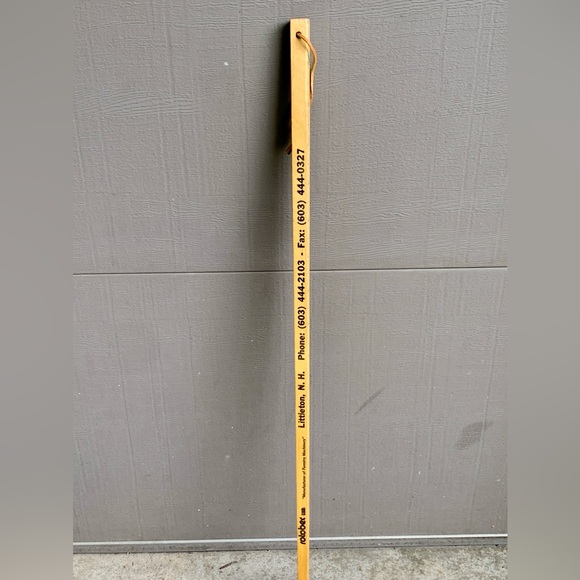 Vtg Littleton New Hampshire Robotech Doyle Log Measuring Square Yard Stick - Picture 4 of 15